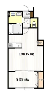 スコッパー・ギャバン物見東【1階】の間取り