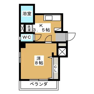 リヴアローン【1階】の間取り