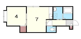 ノース13条【3階】の間取り