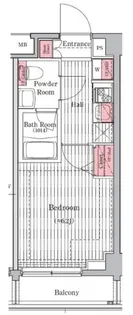 プレール・ドゥーク元住吉【1階】の間取り