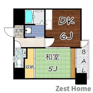 シロハイヌ尼崎【3階】の間取り