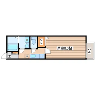 アスコット富沢南ONE【1階】の間取り