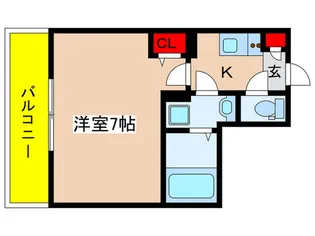 Lynx横浜磯子【2階】の間取り