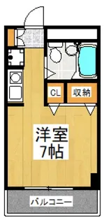 タウンハイツ鴨居【2階】の間取り