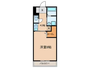 スカイパラスIII【1階】の間取り