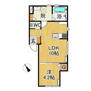 メゾン華【2階】の間取り