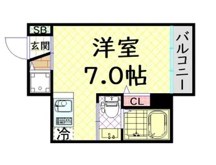 アークリヴェール【4階】の間取り