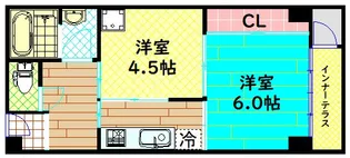 堀江テラス【9階】の間取り