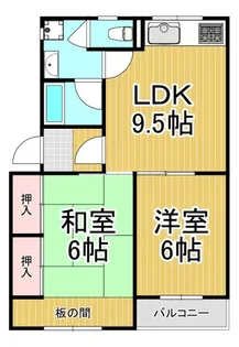 ムーンパレス【2階】の間取り