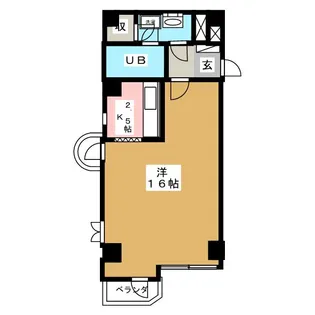 センチュリー松が峰【5階】の間取り
