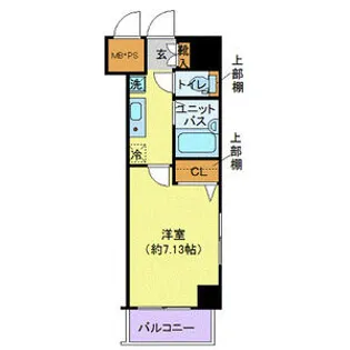 ヴェルト日本橋3【6階】の間取り