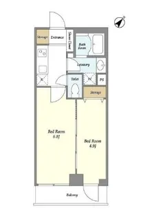 ミュプレ渋谷【3階】の間取り