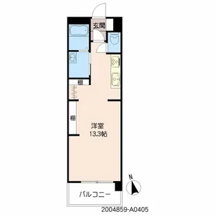 ROUND PURE 21【4階】の間取り