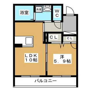 Mast Town Altis【3階】の間取り