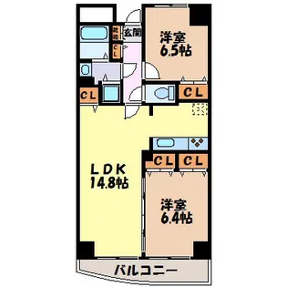 さくらHills富士見【5階】の間取り