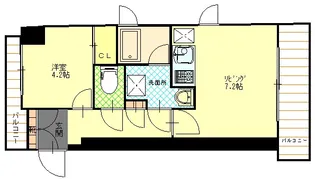 ヴィラルーチェ【5階】の間取り