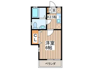 パ-クヒルズナガシマ【1階】の間取り