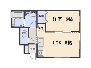 BONOS K【1階】の間取り