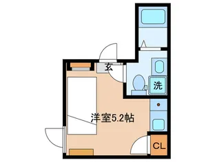 Herme神楽坂【3階】の間取り
