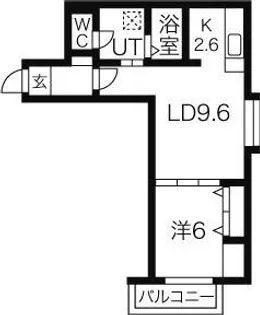 デュペールN28【4階】の間取り