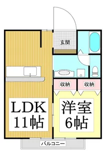 メゾン桜【1階】の間取り
