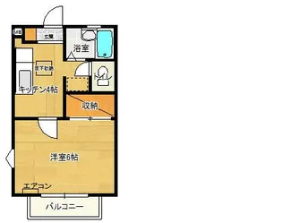 フォレストヒルズE【1階】の間取り