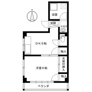 小西ビル【3階】の間取り