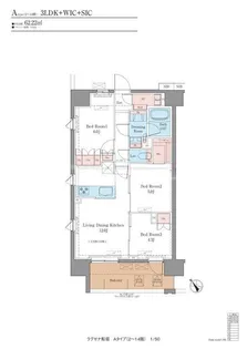 LUXENA船堀【9階】の間取り