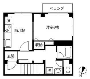 ティ・アラレア【3階】の間取り