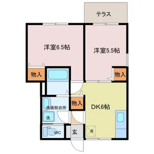 シルエーラあきのII【1階】の間取り