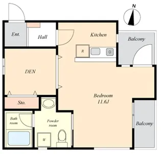 ALVER代田橋【2階】の間取り