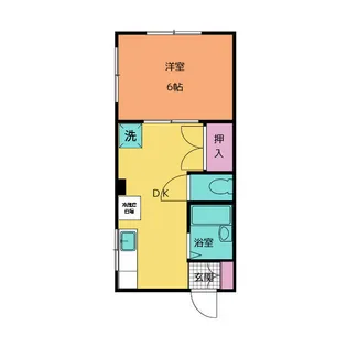 レセットハイム【1階】の間取り