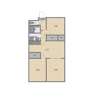 ブルーメンハウスI【3階】の間取り