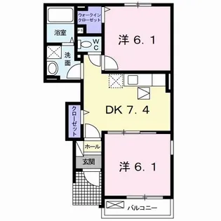 ヴァーサTMII B【1階】の間取り