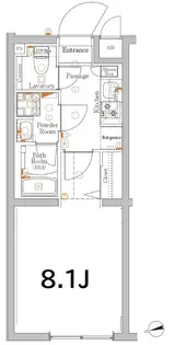 XEBEC経堂【4階】の間取り