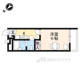 レオパレスグランヴィア東草津2【2階】の間取り