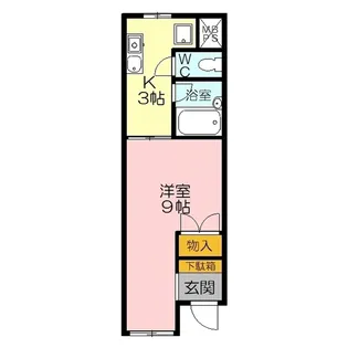 三記マンション灘【1階】の間取り