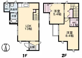エル ヴェルデ A棟の間取り