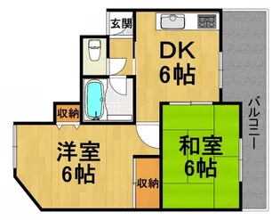 田原ビル【4階】の間取り