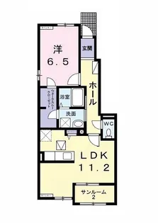 ブリーズ【1階】の間取り