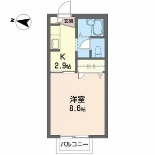 Kalmia Palace A【2階】の間取り