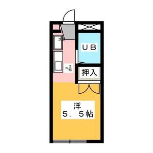 CROWN M&K【1階】の間取り