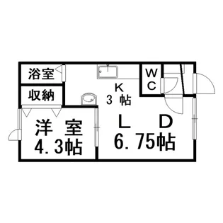 パークサイドハイツ(光陽)【1階】の間取り