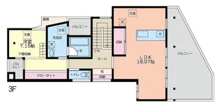 ホップエンヴィーセ【3階】の間取り