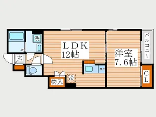 Grandir Cocotto【1階】の間取り