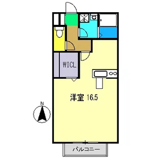 ビーンズ南川添 II【2階】の間取り
