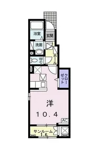 エルヴィータ・セーイA【1階】の間取り