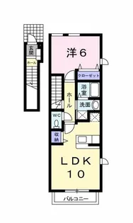 オーヴA&M【2階】の間取り