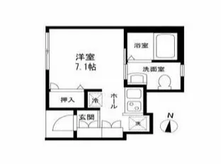 EMILE KINSHICHO【1階】の間取り