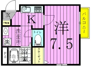 ビフレスト【3階】の間取り